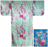 Kimono japonez - Maiko și florile de cireș