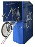 Dulap pentru biciclete cu două niveluri și șină de ghidare - SSF-01
