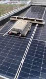 Robot curatare panouri solare - ZK-2503 cu o perie