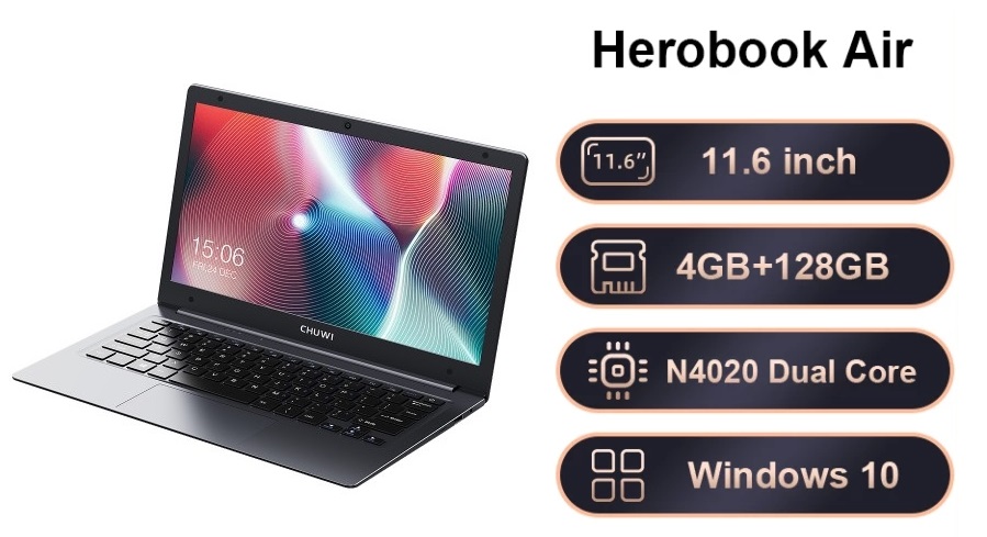 Laptop CHUWI Herobook 11.6"