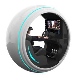 Simulator auto VR circular