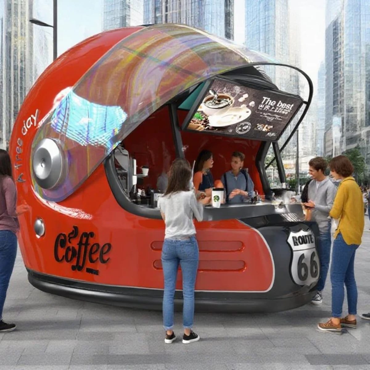 Chioșc de vânzare tip cască - SMC-1