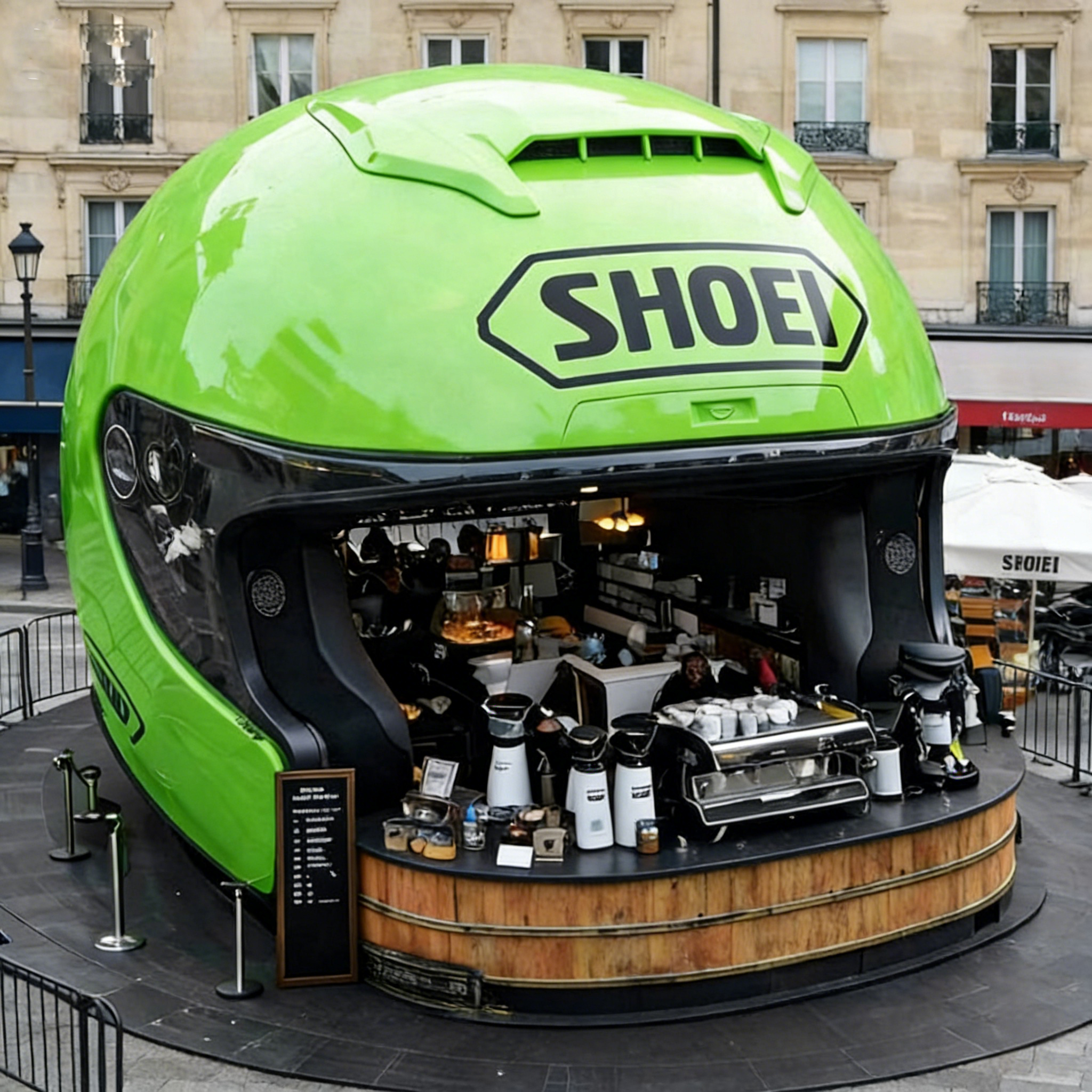 Chioșc de vânzare tip cască - LTU-7