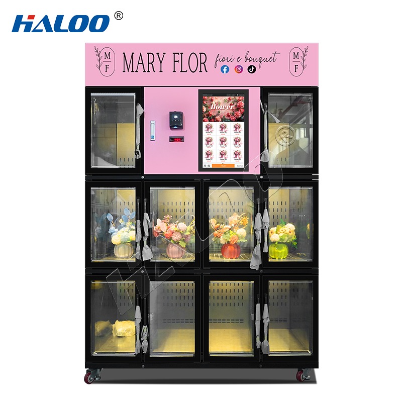 Automat inteligent de vending flori - HL-XHJ-Y-10A - 10 dulapuri