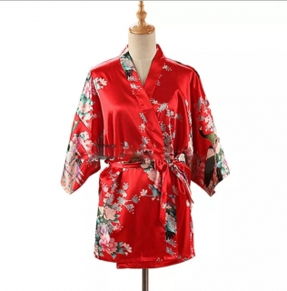 Kimono scurt rosu