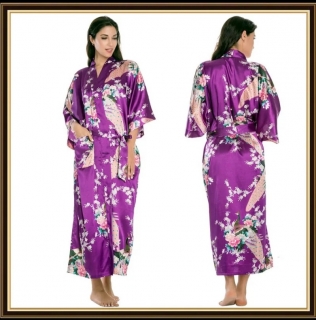 Kimono mediu mov