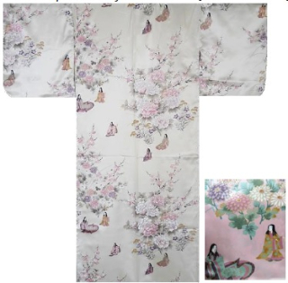 Kimono japonez - Mica prințesă și florile