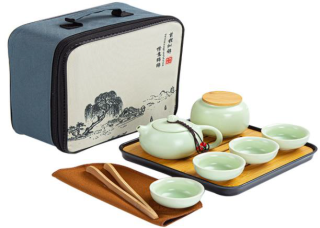 Set de ceai Kung Fu portabil 